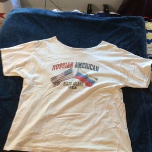 White Russian American t-shirt